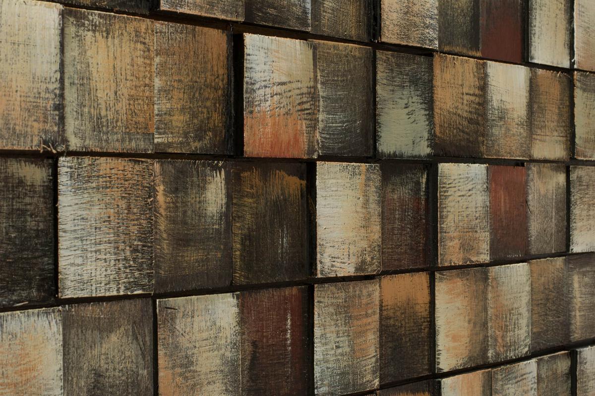 HOLZBILD Beige 144/44 cm - Beige/Braun, Holz (6/44cm) - KUNSTLOFT