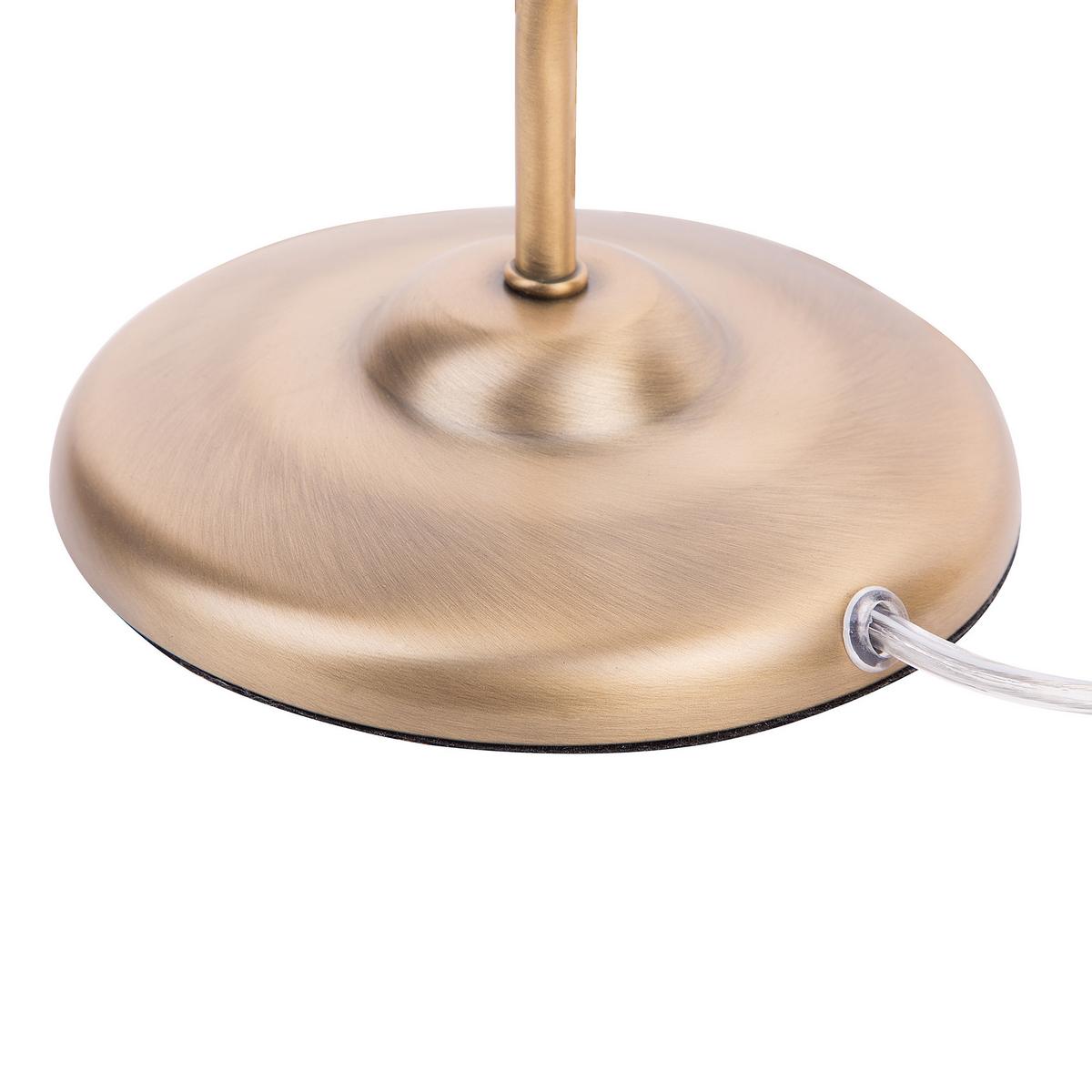 SCHREIBTISCHLAMPE Monsan 12/15/44 cm - Messingfarben, Metall (12/15/44cm) - Beliani