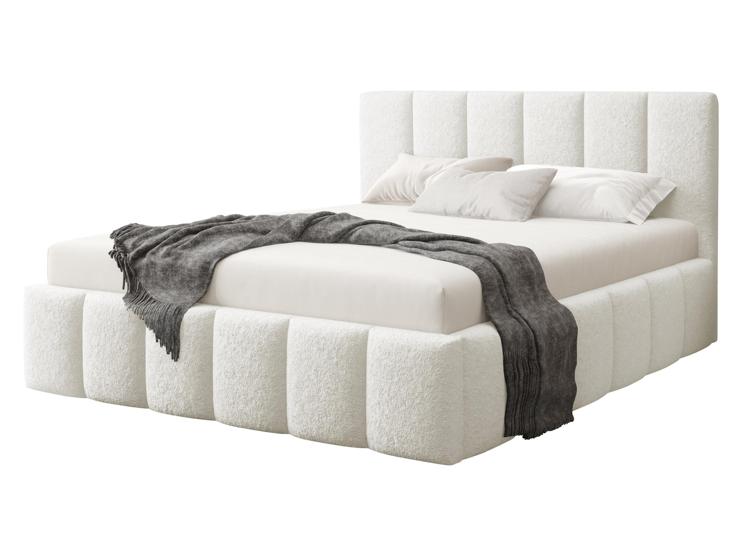 POLSTERBETT Lunaro - Creme, Holz/Textil (160/200cm) - MIRJAN24