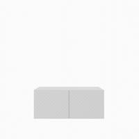 LOWBOARD CAVA 100/41/40 cm, Hängender TV-Schrank Weiß - Weiß, Holzwerkstoff (100/41/40cm) - MASSENO