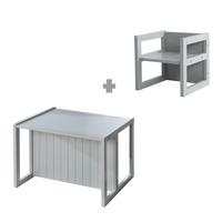 KINDERSITZGRUPPE - Grau, Holzwerkstoff (57/30/44cm) - Roba