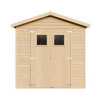 HOLZ GARTENSCHUPPEN - H228x222x233 cm/4,2 m² - M351 - Beige, Holz (233/228/199cm) - Timbela