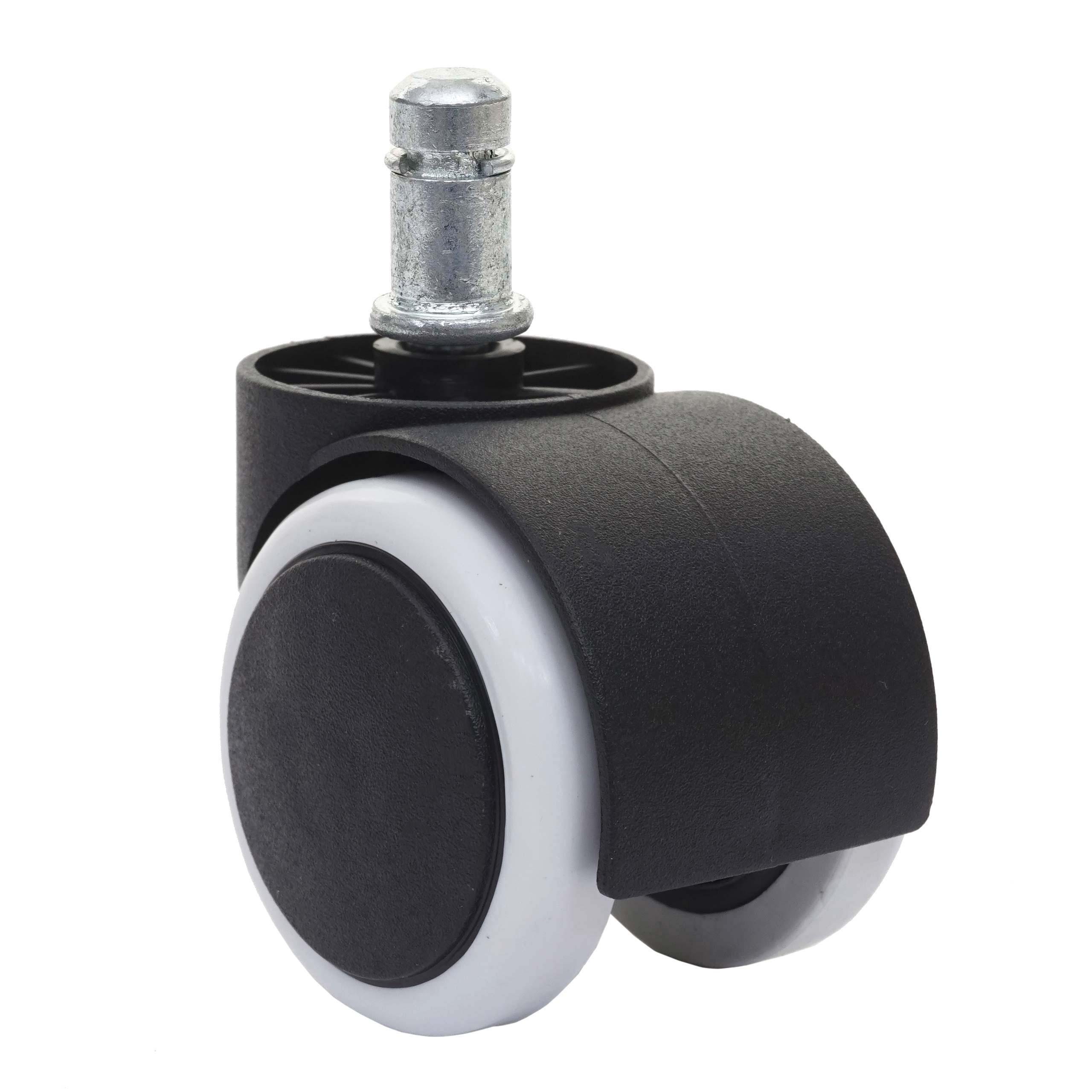 UNIVERSALROLLEN Schwarz, Grau 5er-Set - Schwarz/Grau, Kunststoff (5/8/7cm) - MCW