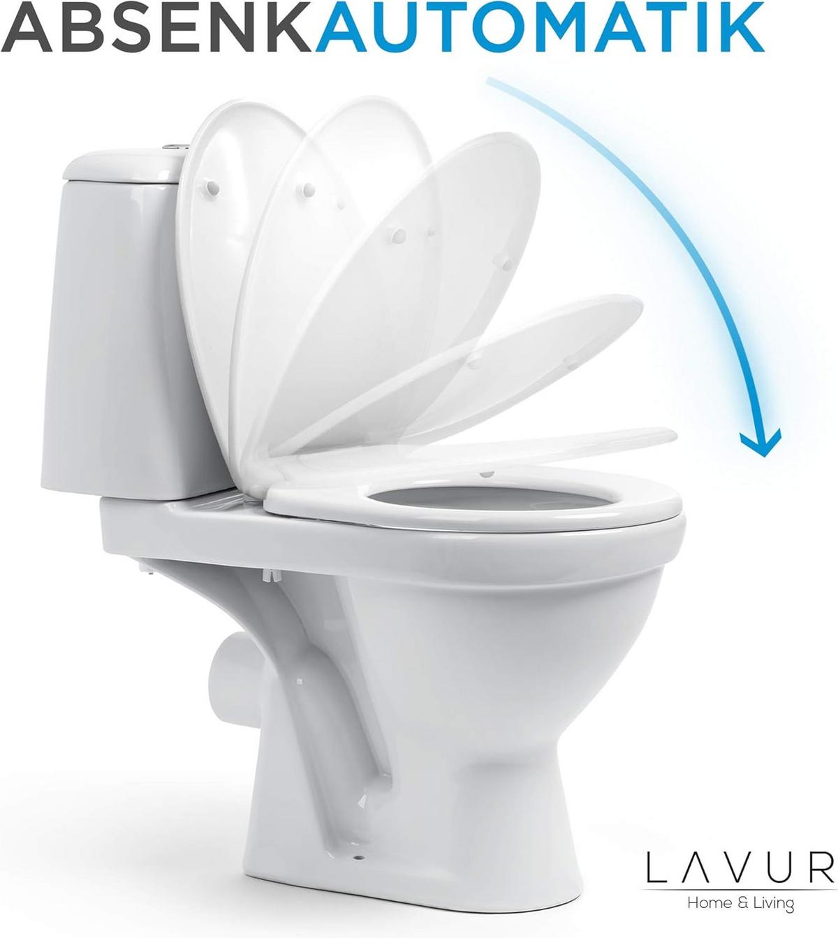 TOILETTENSITZ - Weiß, Kunststoff (37/5/44cm) - Lavur