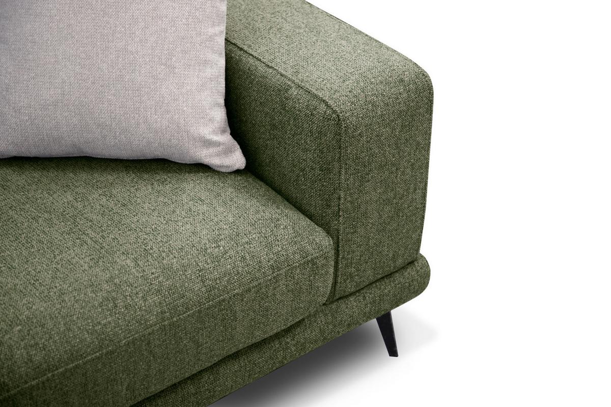 ECKSOFA MEDIOLANE 5-Sitzer, olivgrün - Olivgrün, Holzwerkstoff/Textil (158/282cm) - Wozimo