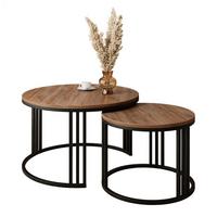 COUCHTISCH 2 in 1 LORI LOFT - Dunkelbraun, Holzwerkstoff (70/70/48cm) - Lookway