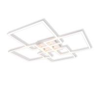 LED-DECKENLEUCHTE Gallegos 72.4/72.4/7.3 cm - Weiß, Metall (72.4/72.4/7.3cm) - Nettlife