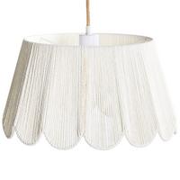 HÄNGELEUCHTE Beige Sebakwe - Beige, Papier (40/40/178cm) - Beliani