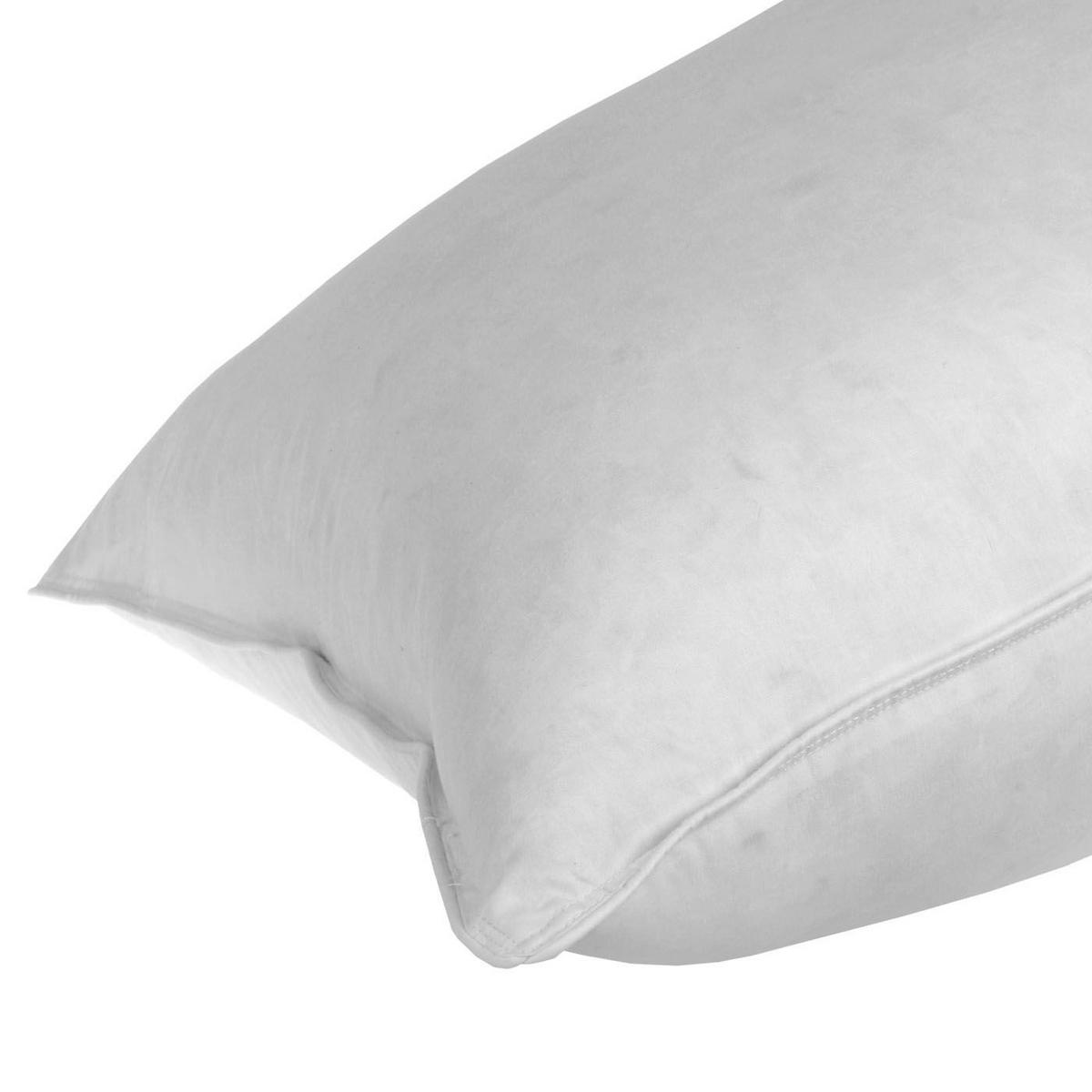 KINDERKISSEN Kopfkissen Federn & Daunen 40/60 cm - Weiß, Textil (40/60cm) - Homescapes