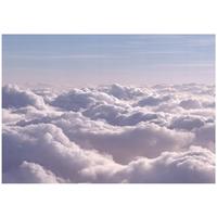 FOTOTAPETE Wolken Himmel Weiß 400x280 cm - Multicolor, Papier (400/280cm) - Wallarena
