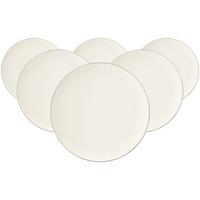 SPEISETELLER Savona Fine Diamond creme ø 27,7 cm 6er Set - Creme, Keramik (27.7cm) - Seltmann Weiden