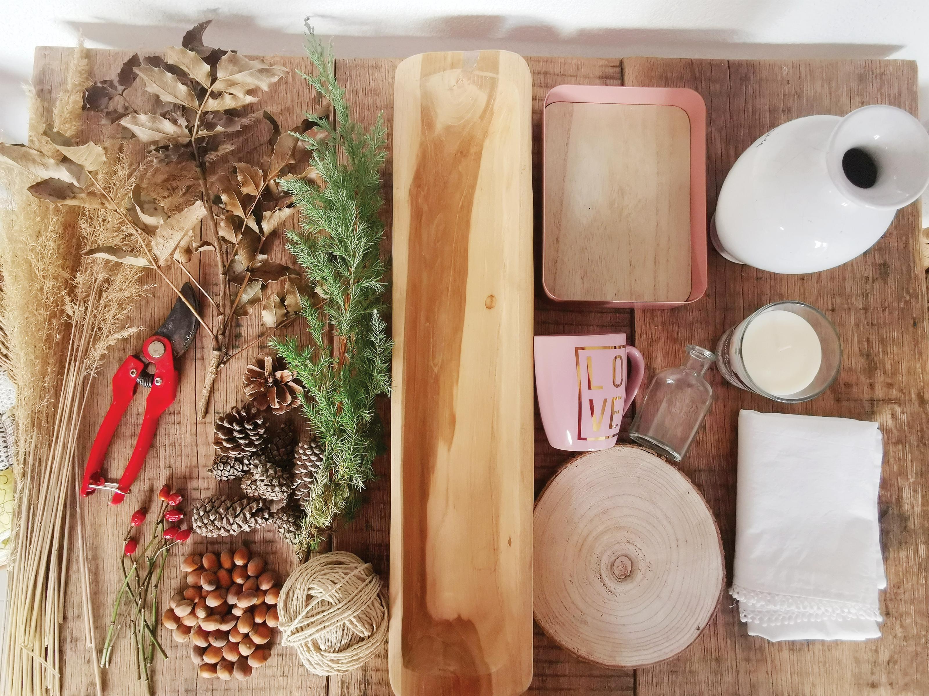 Co potrzebujemy do naturalnych dekoracji wnętrza