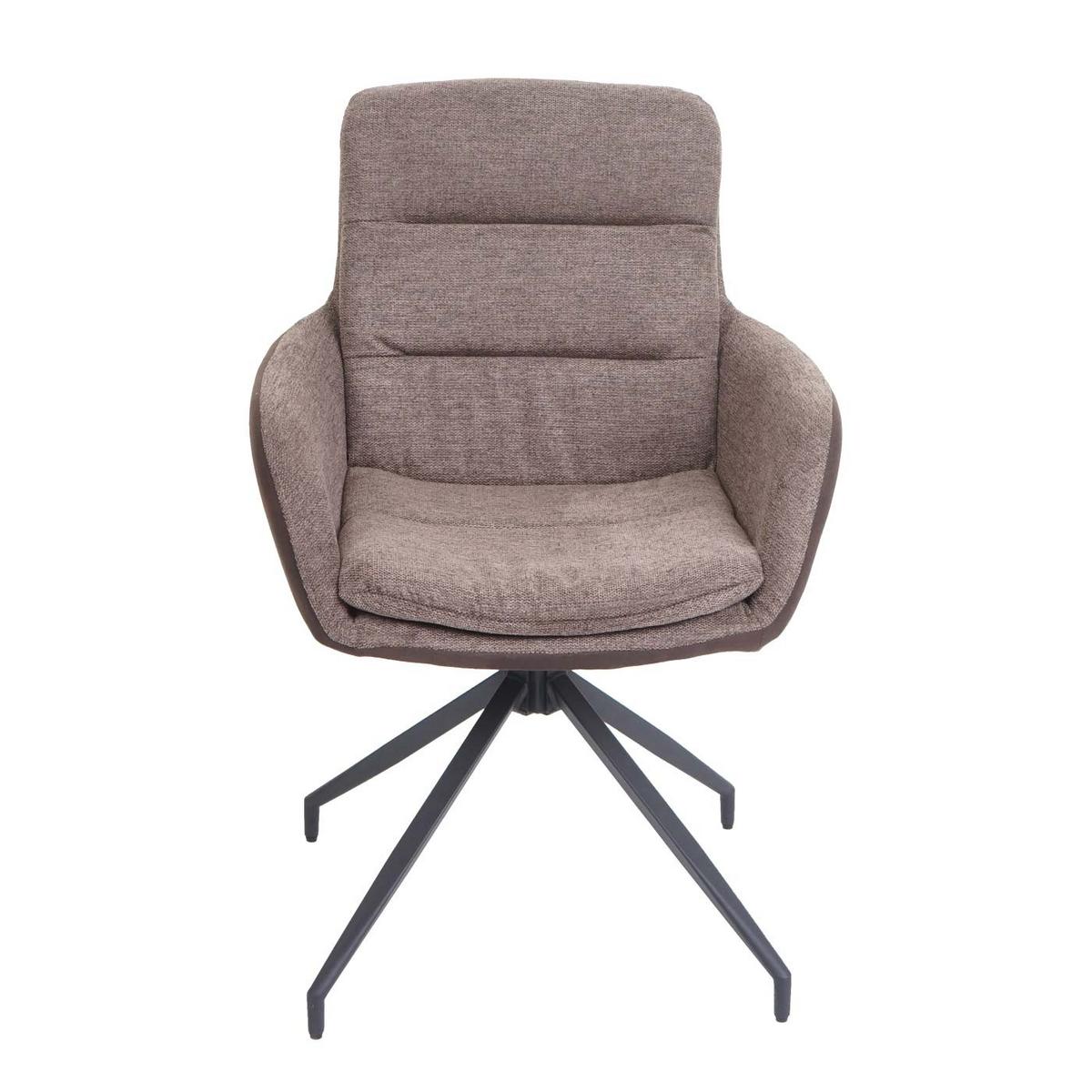 ESSZIMMERSTUHL Braun, Dunkelbraun - Dunkelbraun/Braun, Textil (60/89/54cm) - MCW