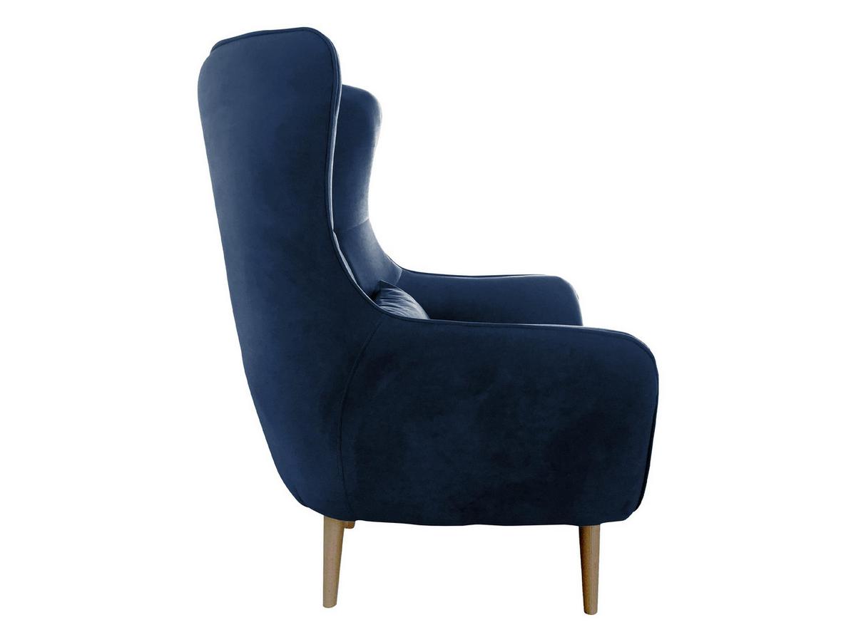 SESSEL Estjano - Blau/Beige, Holz/Textil (80/106/95cm) - MIRJAN24