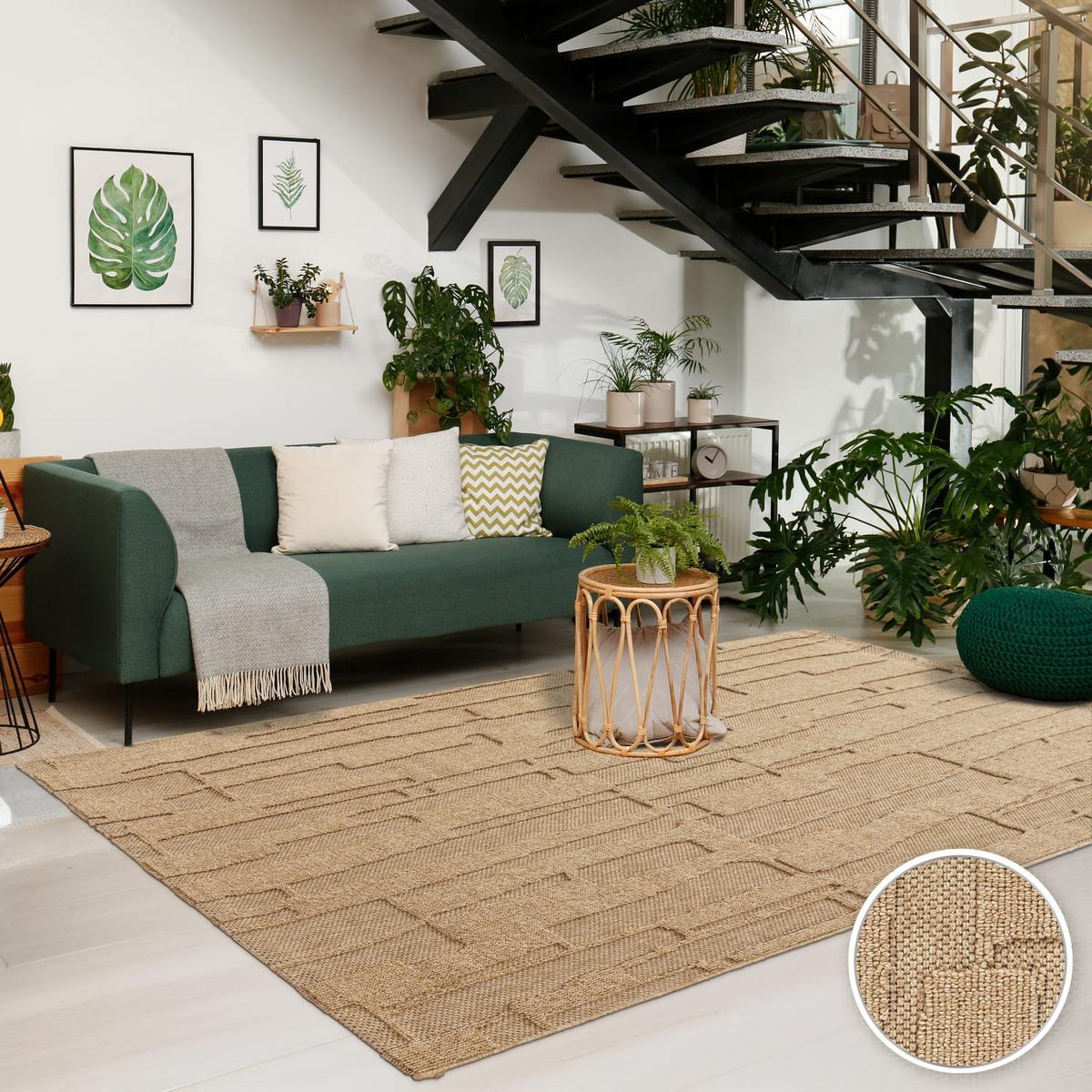 OUTDOORTEPPICH Boho Beige 80 x 150 cm - Beige, Kunststoff (80/150cm) - TT Home