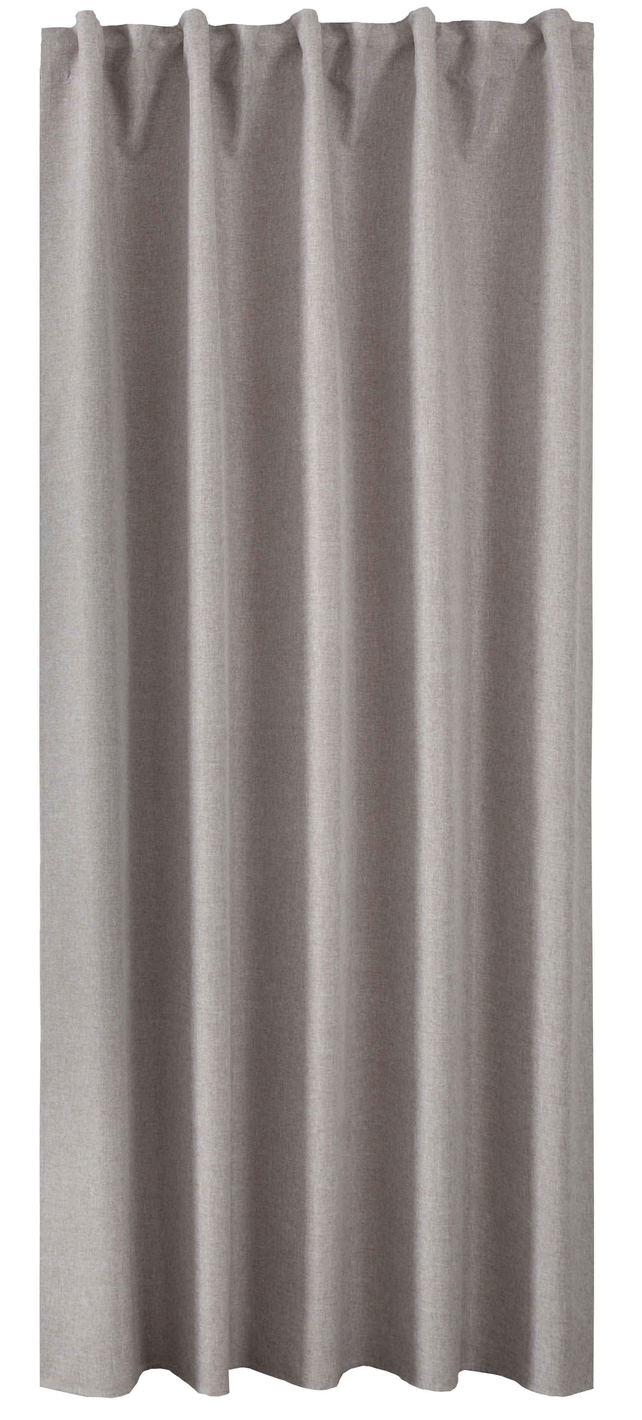VORHANG BOSTON DARK HxB 175x140 cm Taupe - Taupe, Textil (140/175cm) - Gardinenbox