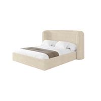 POLSTERBETT mit Bettkasten und Lattenrost, Bett mit Matratze H3/H4 - ESTI 180x200 Beige - Beige, Holzwerkstoff/Textil (180/200cm) - ALTDECOR