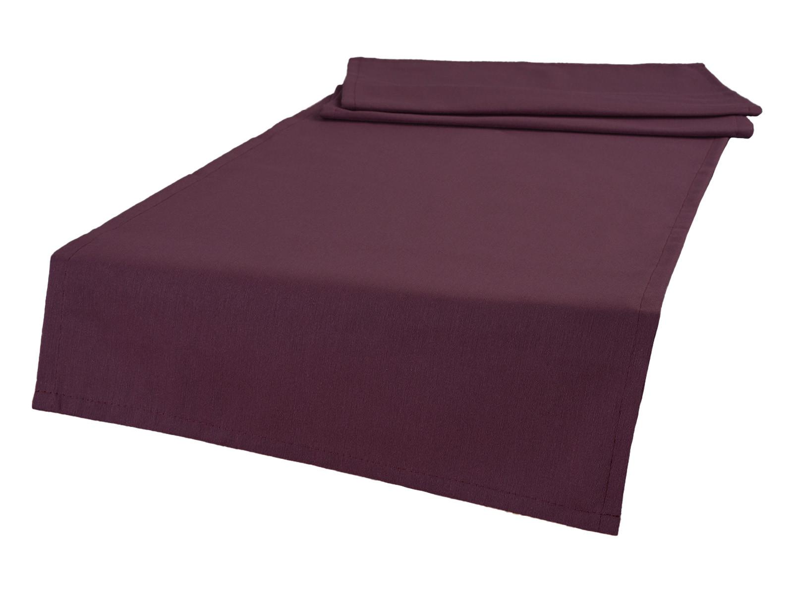 XL-TISCHLÄUFER Wunschton sukkulenten-violet 40/220 cm - Violett, Textil (40/220cm) - beties Heimtextil