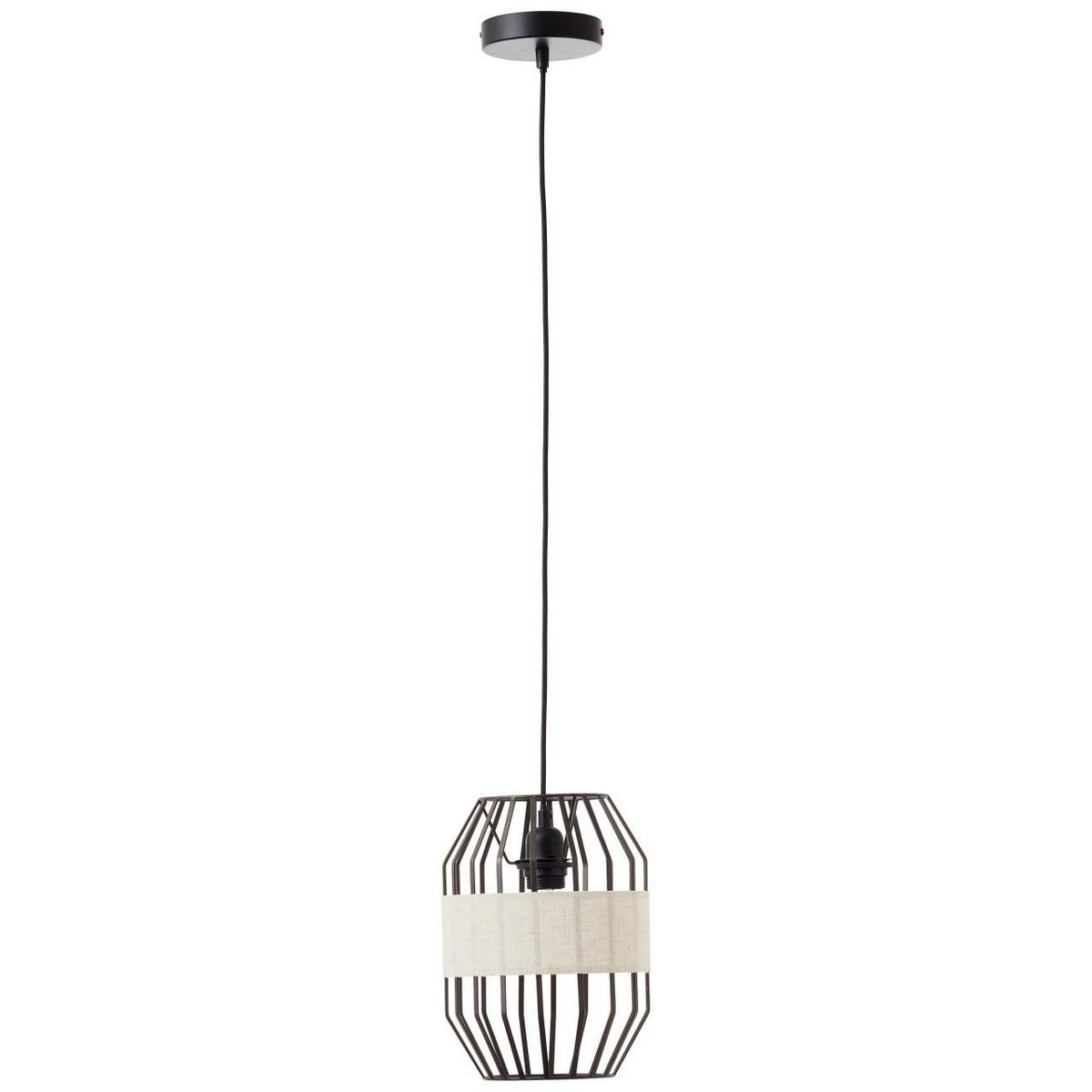 PENDELLEUCHTE Slope 99478/76 - Schwarz, Metall (23/23/136.5cm) - Brilliant