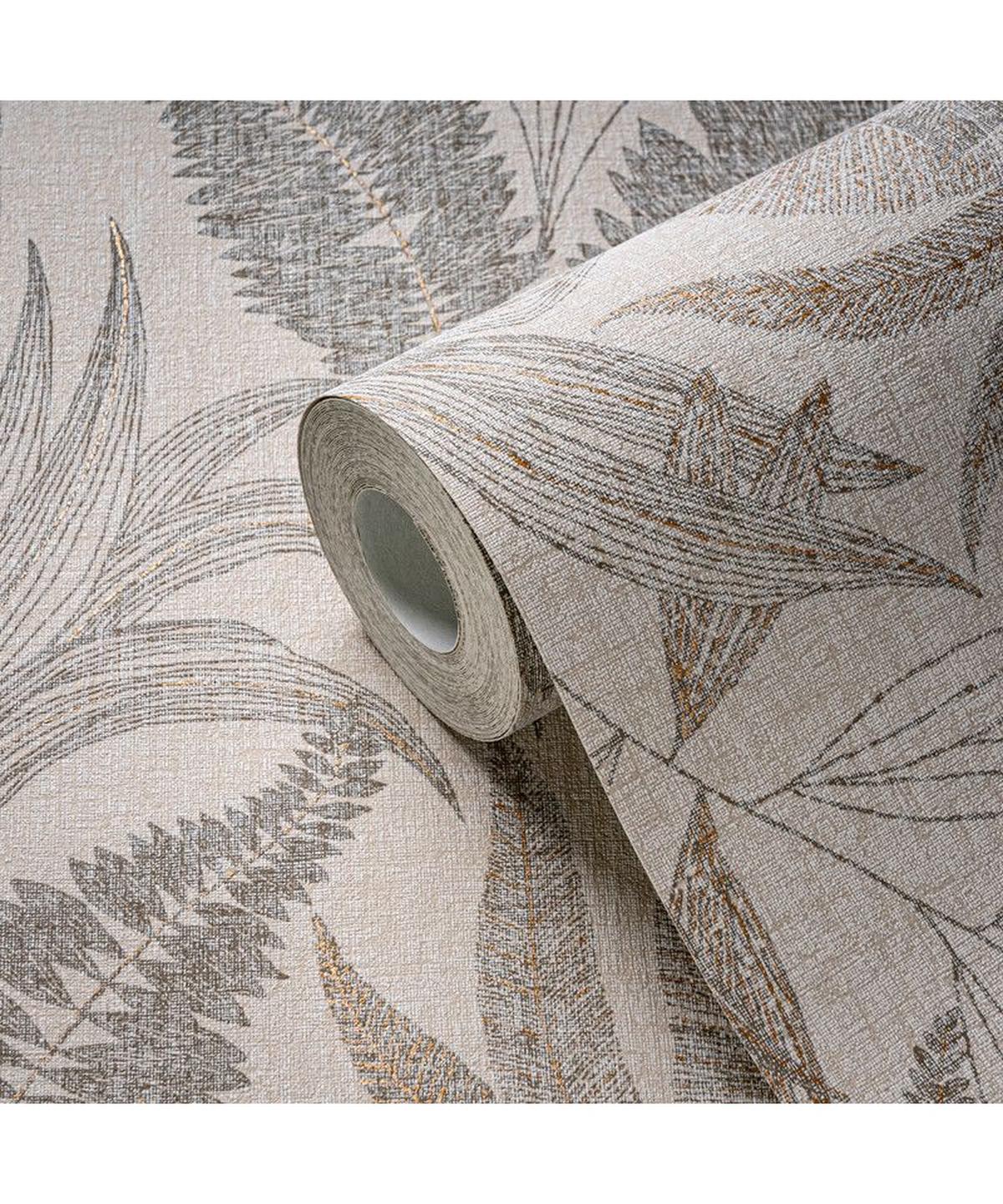 VLIESTAPETE Gold 53/1005 cm - Goldfarben, Textil (53/1cm) - KUNSTLOFT