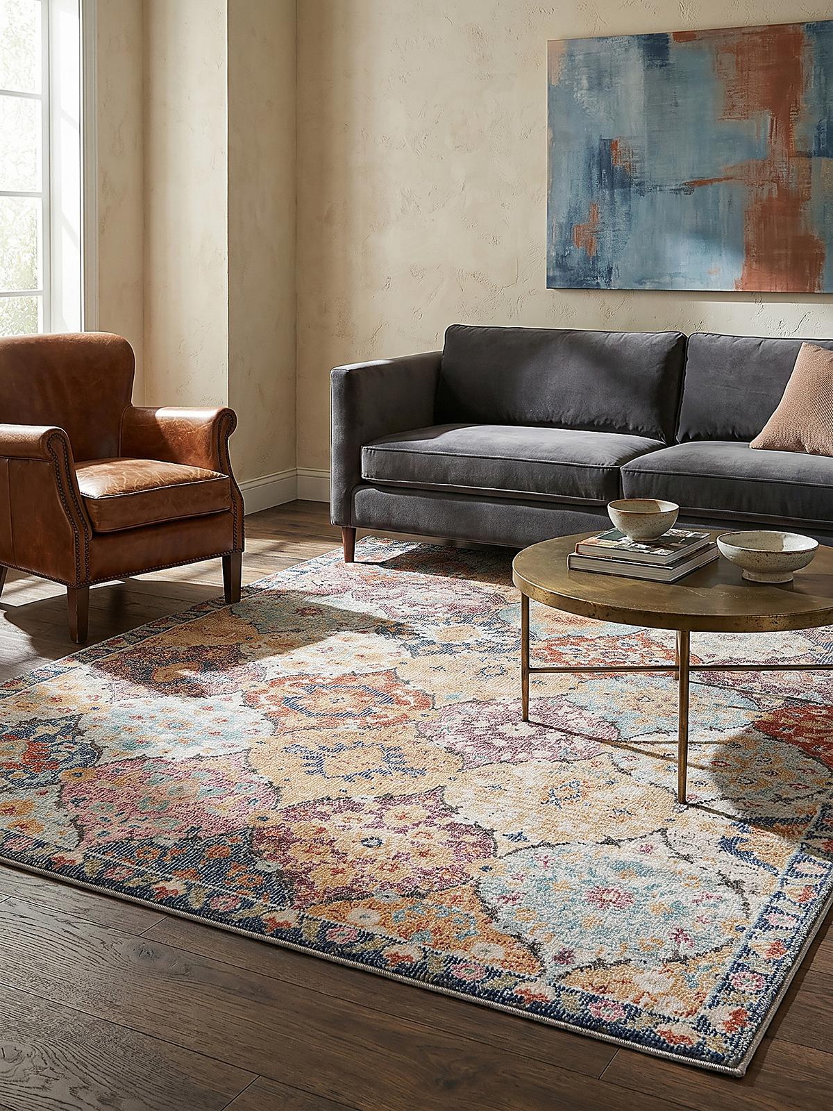 TEPPICH Outdoor Orientalisch LIMMAT Polypropylen Mehrfarbig 140 x 200 cm - Multicolor, Textil (140/200cm) - KADIMA DESIGN