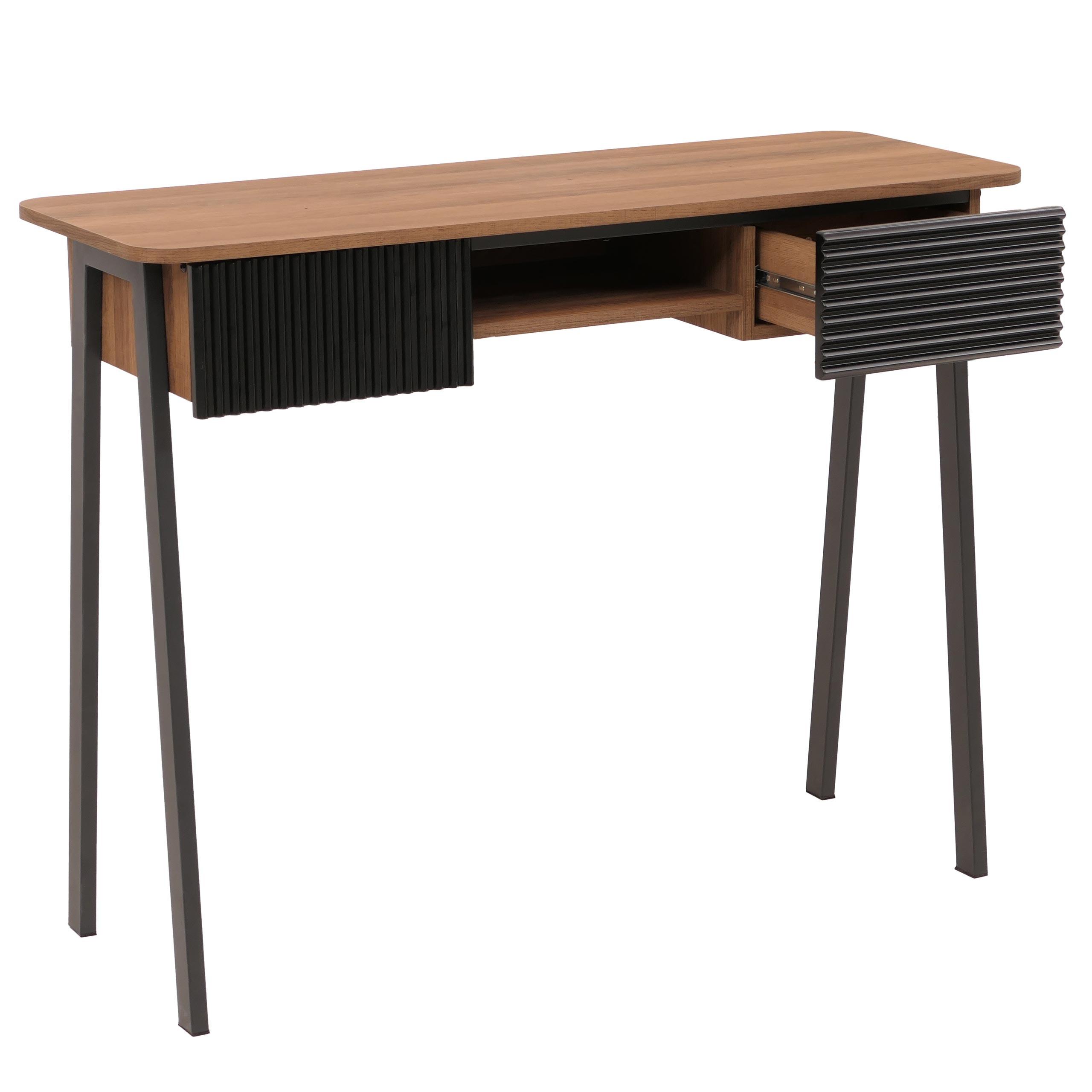KONSOLENTISCH rechteck Beige - Beige, Metall (40/110/88cm) - MCW