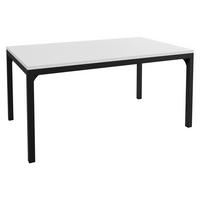 COUCHTISCH Mocca 1 - Schwarz/Weiß, Holzwerkstoff/Metall (60/100/50cm) - MIRJAN24