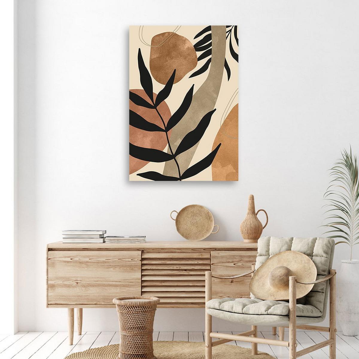 KUNSTDRUCK Beige 40/60 cm - Beige, Textil (40/60cm) - KUNSTLOFT
