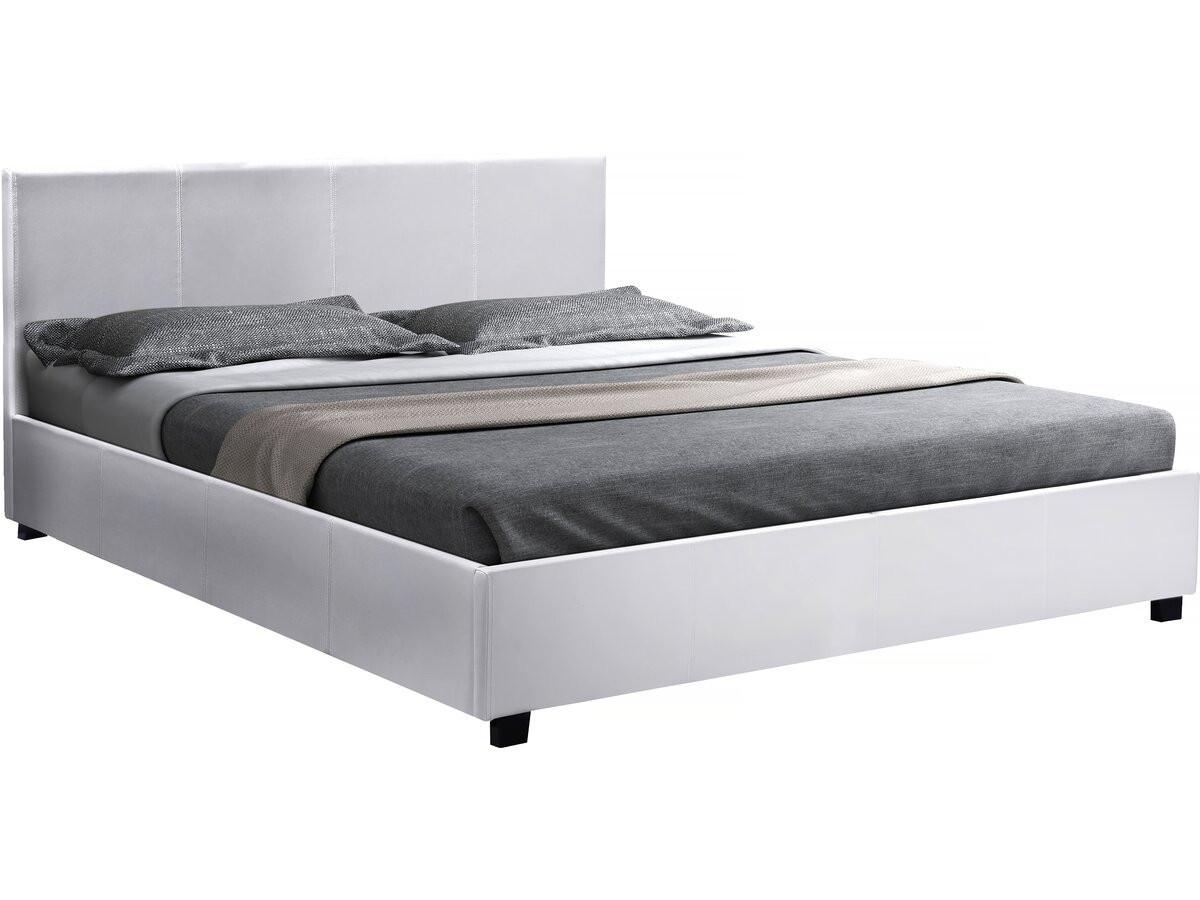 BETT carla weiss - Weiß, Textil (190/140cm) - Habitat Garten