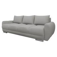SCHLAFSOFA Logo 3 - Silberfarben/Hellgrau, Holz/Kunststoff (234/89/97cm) - MIRJAN24