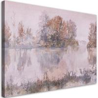 WANDBILD seeblick - Beige, Textil (60/40cm) - Feeby