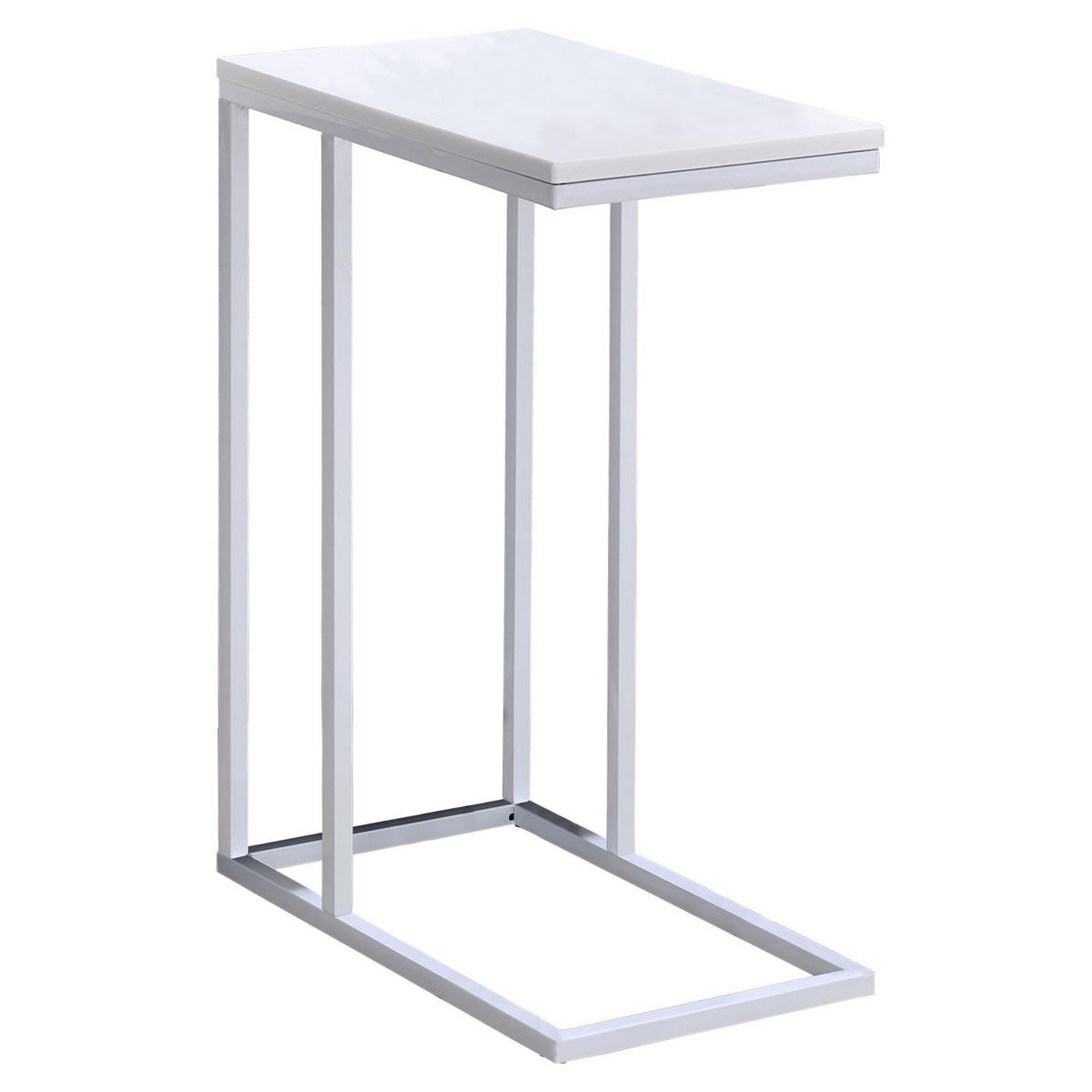BEISTELLTISCH DEBORA weiß/weiß - Weiß, Holzwerkstoff (26/46/61cm) - IDIMEX