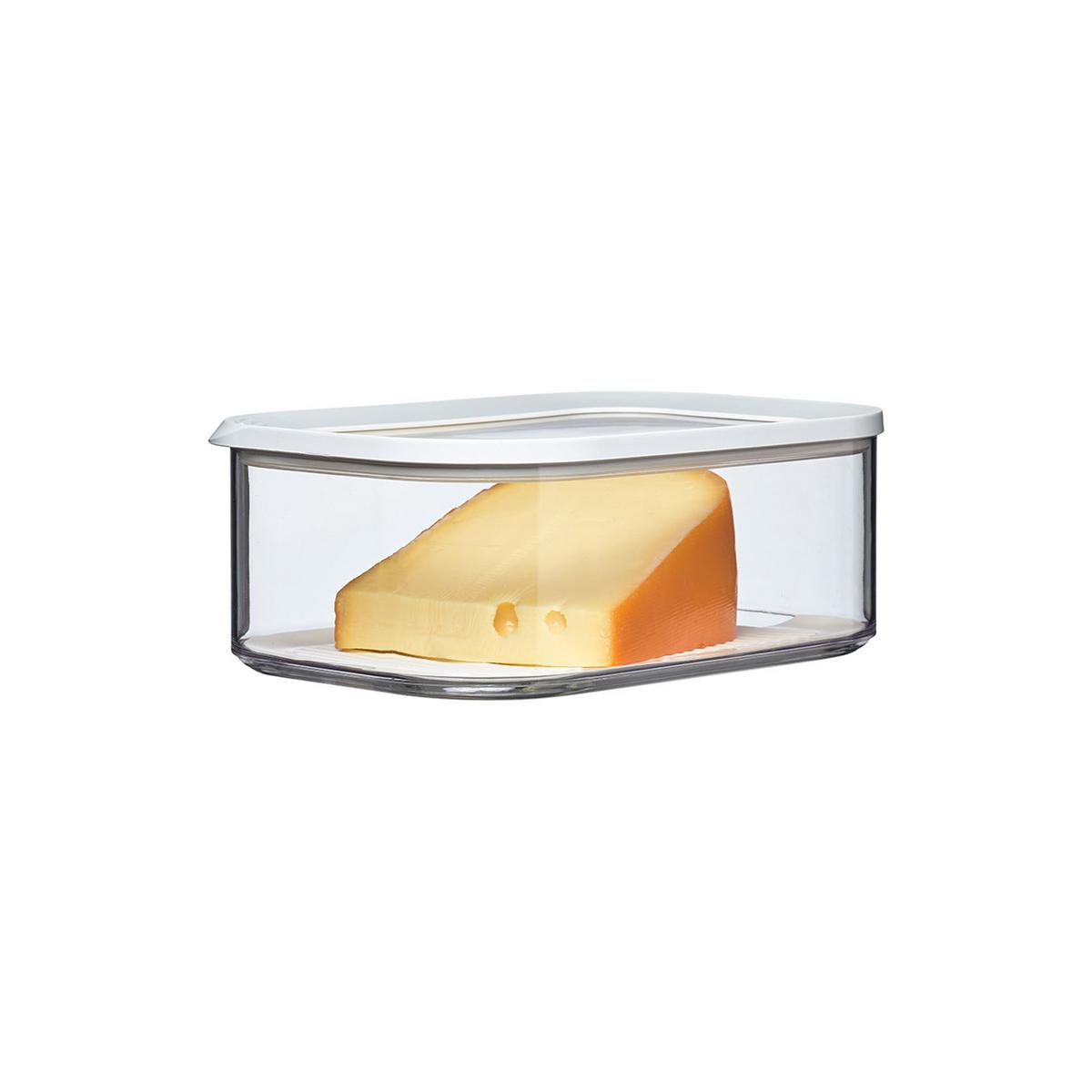 AUFSCHNITTDOSEN Modula transparent 5er Set - Transparent, Kunststoff (2/2/2cm) - Mepal