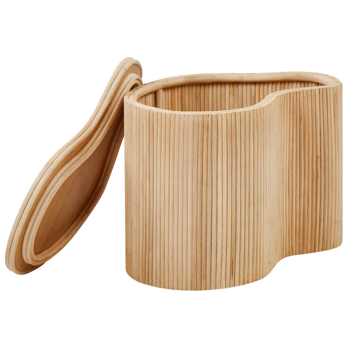 COUCHTISCH 2er Set Naturfarben Salanti - Naturfarben, Naturmaterialien (100/72/45cm) - Beliani