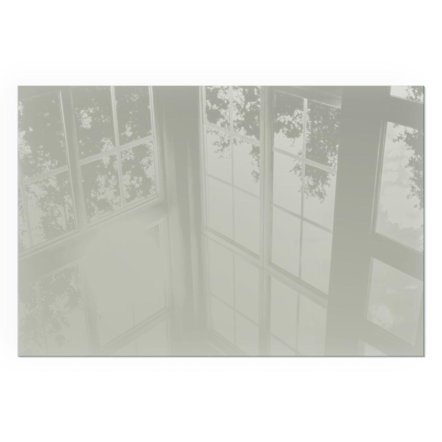 GLASPLATTE für Kamin 60x40 cm - Grün, Glas (60/40/0.4cm) - TULUP