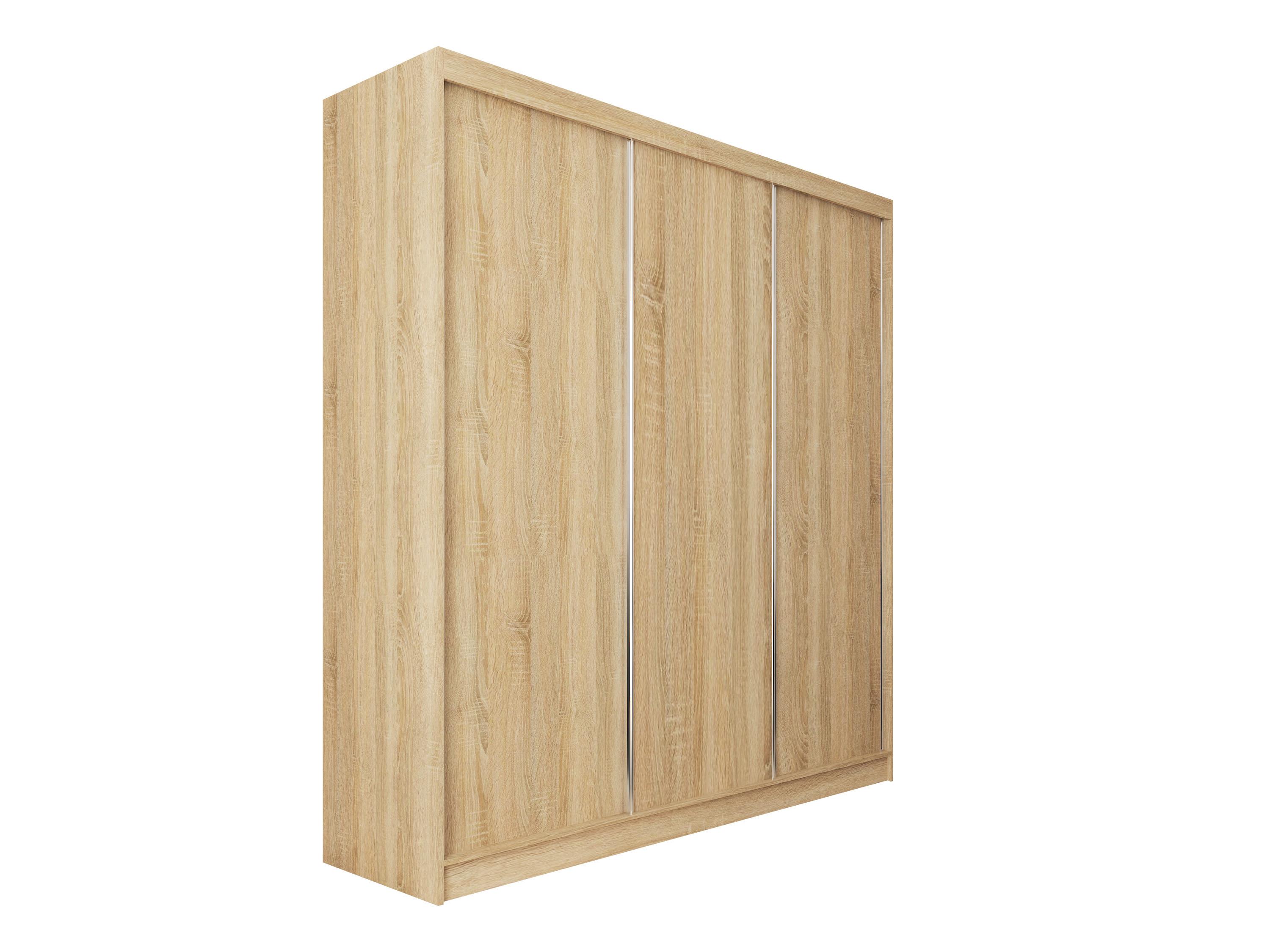 SCHWEBETÜRENSCHRANK SOFIA 180/216/61 cm 3-türig Sonoma Eiche - Sonoma Eiche, Holzwerkstoff (180/216/61cm) - MASSENO