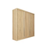SCHWEBETÜRENSCHRANK SOFIA 180/216/61 cm 3-türig Sonoma Eiche - Sonoma Eiche, Holzwerkstoff (180/216/61cm) - MASSENO