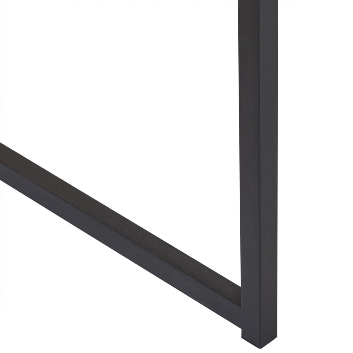 ECKSCHREIBTISCH 140/140 cm Hellbraun Solari - Hellbraun/Schwarz, Holzwerkstoff/Metall (140/140/72cm) - Beliani