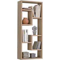 WANDREGAL Holz Freischwebend Modern, Sonoma 36x14,5x90 cm - Beige, Holzwerkstoff (36/90/15cm) - KADIMA DESIGN