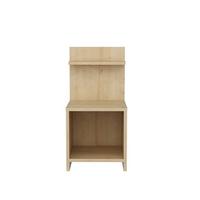 NACHTTISCH mit 1 Fach ullman 35,6/37,4/72 cm - Eschefarben, Holzwerkstoff (37.4/72/85.5cm) - Calicosy