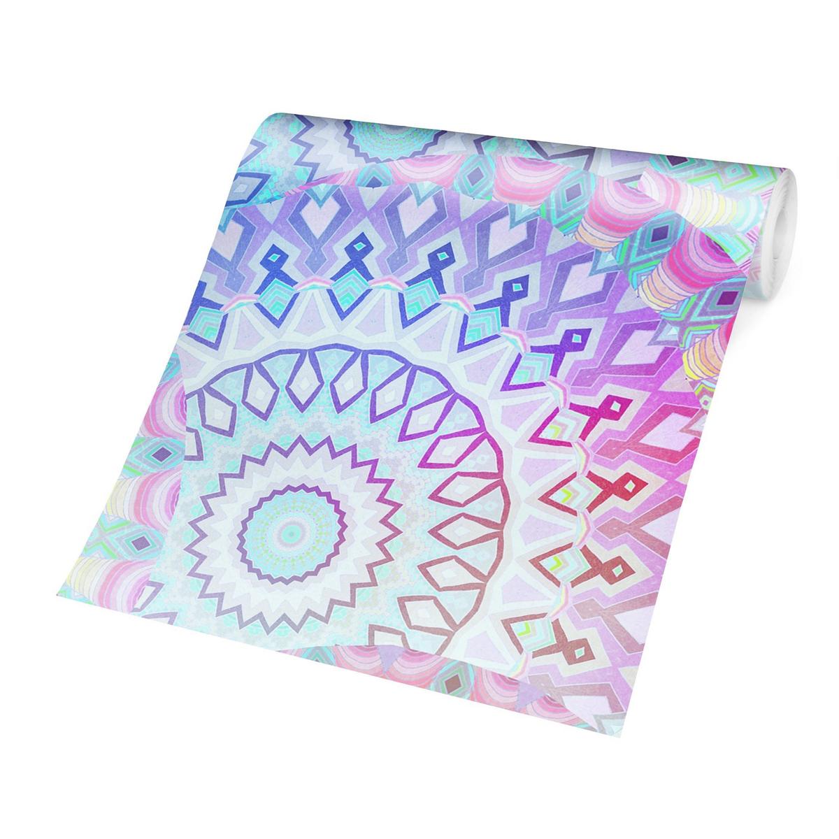 FOTOTAPETE Sommerträume Mandalas 288/190 cm - Multicolor, Papier (288/190cm) - Bilderwelten