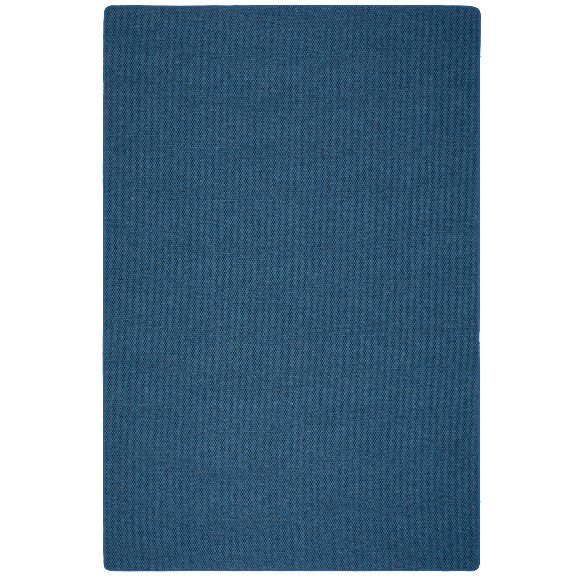 FLACHGEWEBE NATUR TEPPICH BENTZON - Blau, Textil (140/200cm) - Snapstyle