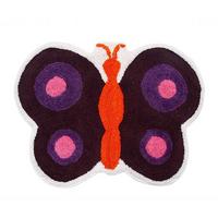 KINDERTEPPICH Schmetterling, Baumwolle 55/80 cm - Multicolor, Textil (55/80cm) - Homescapes