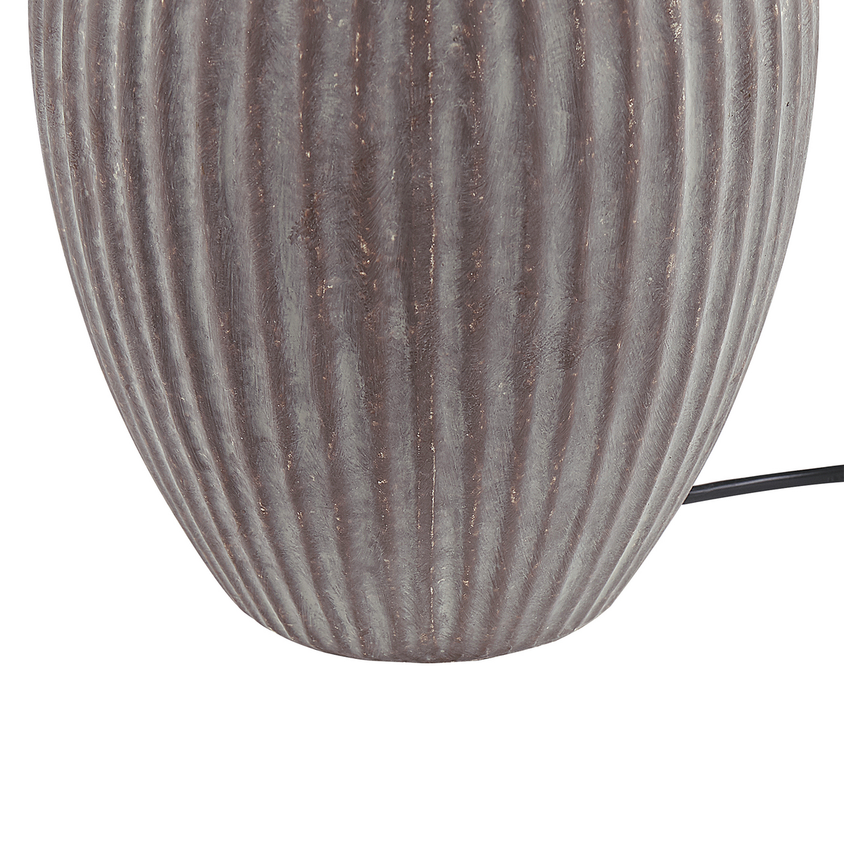 TISCHLAMPE Fergus 33/33/52 cm - Braun, Keramik (33/33/52cm) - Beliani