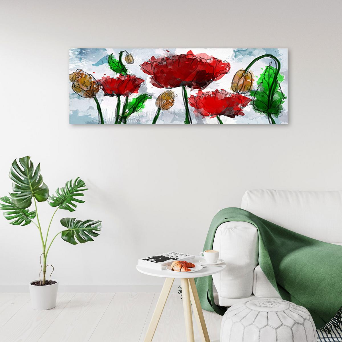 KUNSTDRUCK Bunt 120/40 cm - Multicolor, Textil (120/40cm) - KUNSTLOFT
