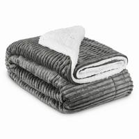 DECKE Elisa 220/240 cm Anthrazit - Anthrazit, Textil (220/240cm) - Beautissu 