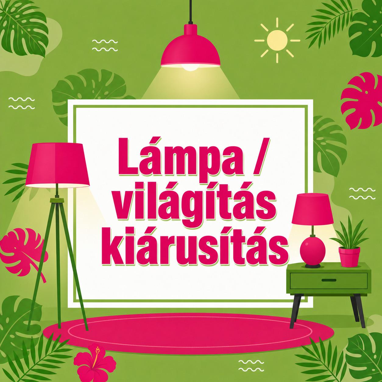 Lámpa és világítás kiárusítás