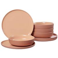 TAFELSERVICE Jasper puder 8-tlg. - Rosa, Keramik (2/2/2cm) - Ritzenhoff Breker