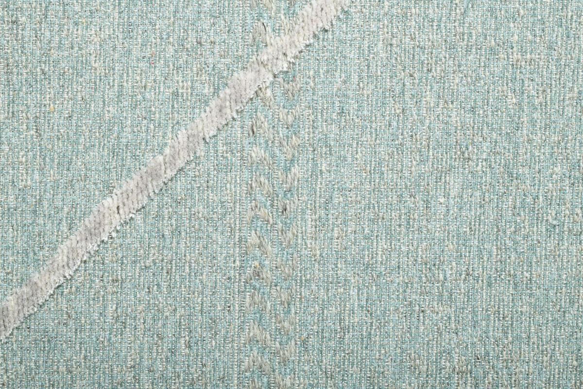 FLACHWEBTEPPICH Braderup 120x170 cm - Hellblau, Textil (120/170cm) - Sansibar SYLT