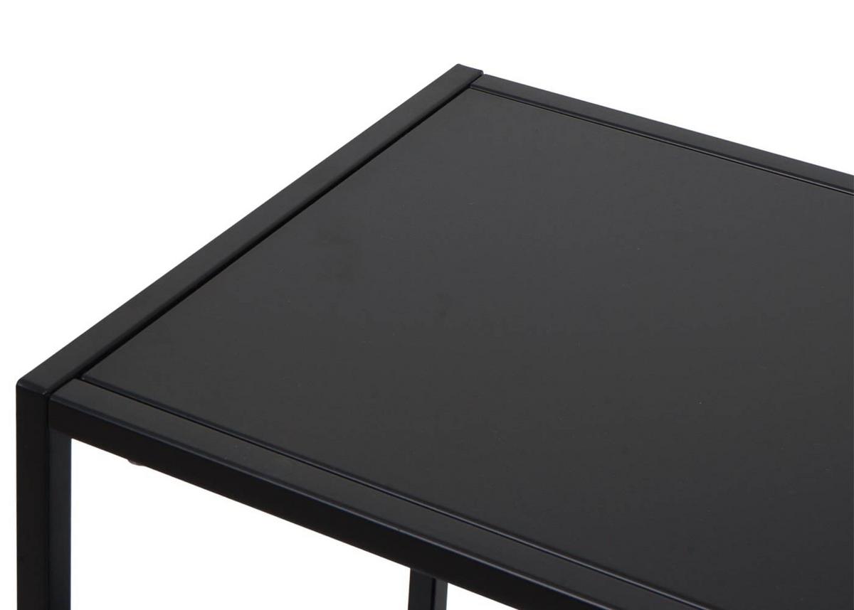 REGAL Schwarz - Schwarz, Metall (80/80/30cm) - MCW